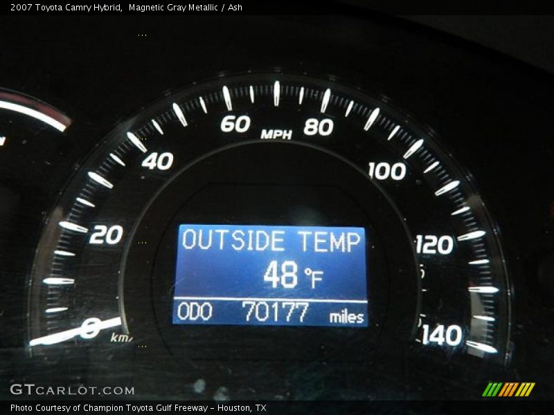 Magnetic Gray Metallic / Ash 2007 Toyota Camry Hybrid