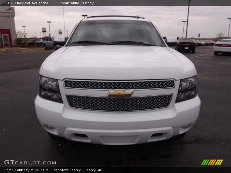 Summit White / Ebony 2010 Chevrolet Avalanche LT