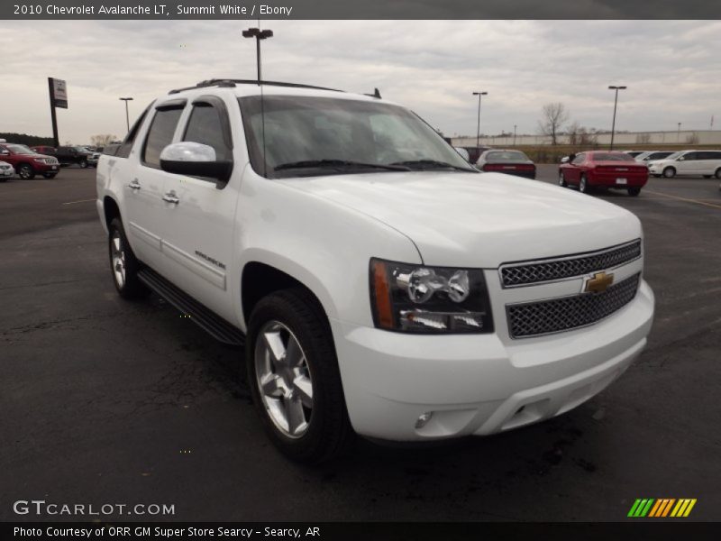 Summit White / Ebony 2010 Chevrolet Avalanche LT