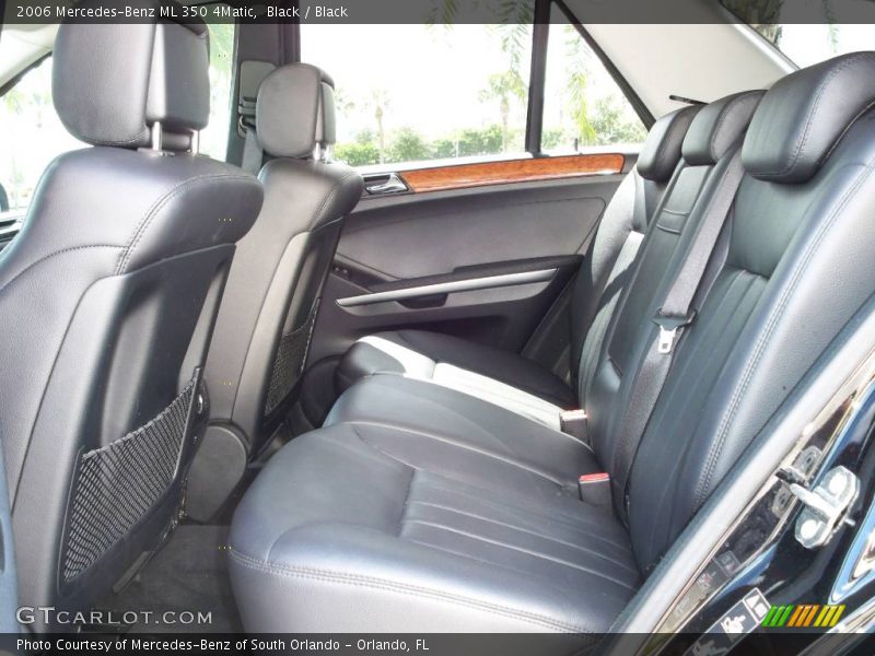 Black / Black 2006 Mercedes-Benz ML 350 4Matic