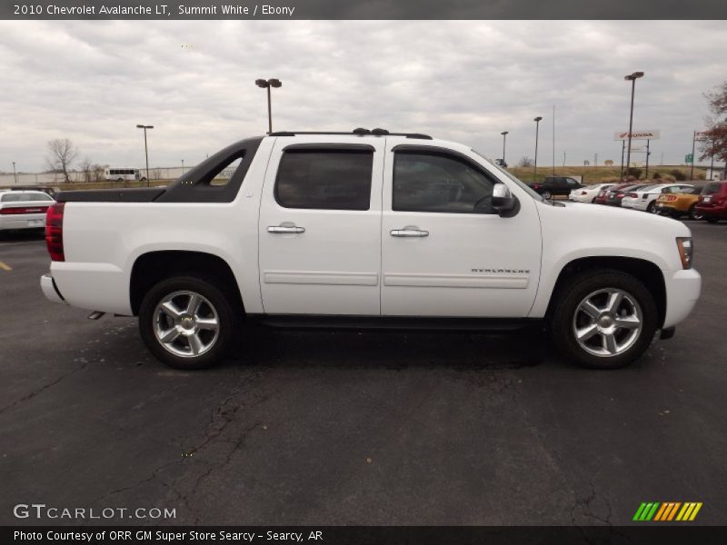 Summit White / Ebony 2010 Chevrolet Avalanche LT