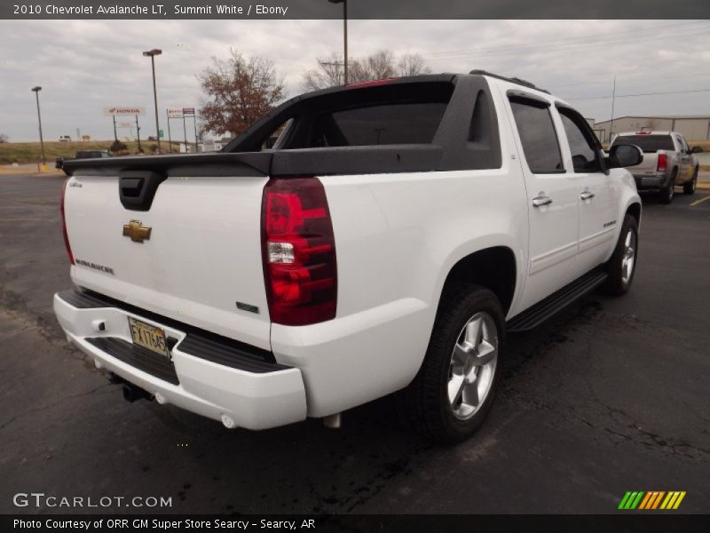 Summit White / Ebony 2010 Chevrolet Avalanche LT