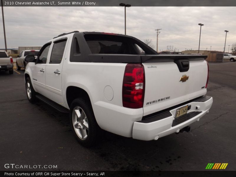 Summit White / Ebony 2010 Chevrolet Avalanche LT
