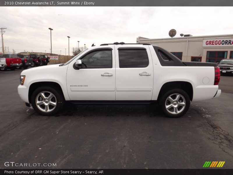 Summit White / Ebony 2010 Chevrolet Avalanche LT