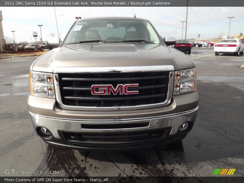 Mocha Steel Metallic / Ebony/Light Cashmere 2011 GMC Sierra 1500 SLE Extended Cab 4x4