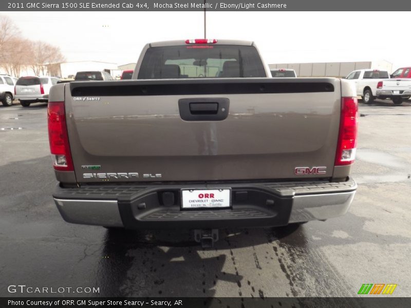 Mocha Steel Metallic / Ebony/Light Cashmere 2011 GMC Sierra 1500 SLE Extended Cab 4x4