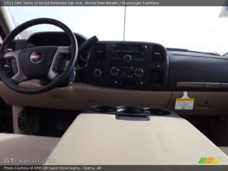 Mocha Steel Metallic / Ebony/Light Cashmere 2011 GMC Sierra 1500 SLE Extended Cab 4x4