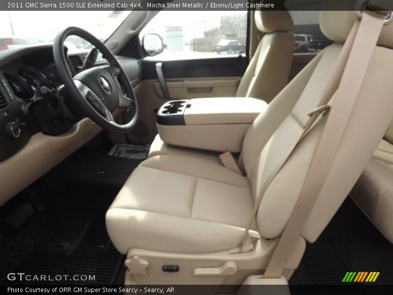Mocha Steel Metallic / Ebony/Light Cashmere 2011 GMC Sierra 1500 SLE Extended Cab 4x4