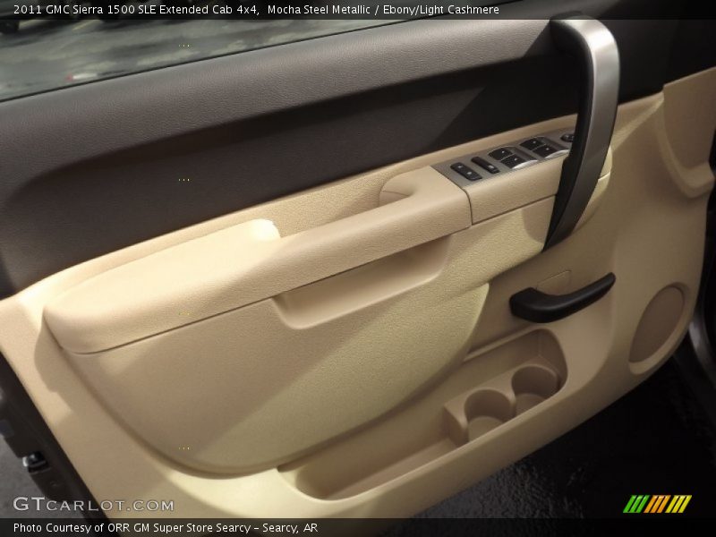 Mocha Steel Metallic / Ebony/Light Cashmere 2011 GMC Sierra 1500 SLE Extended Cab 4x4