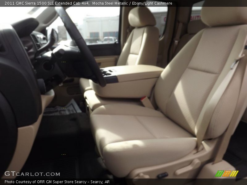 Mocha Steel Metallic / Ebony/Light Cashmere 2011 GMC Sierra 1500 SLE Extended Cab 4x4