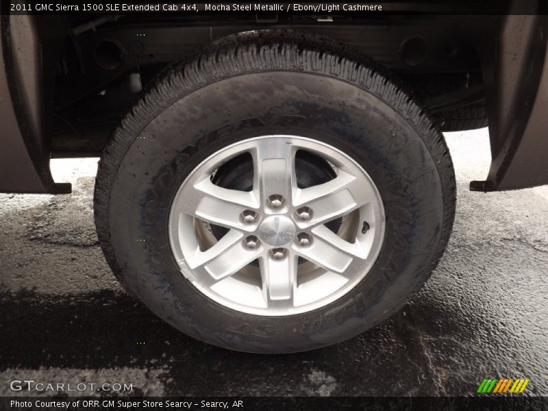Mocha Steel Metallic / Ebony/Light Cashmere 2011 GMC Sierra 1500 SLE Extended Cab 4x4