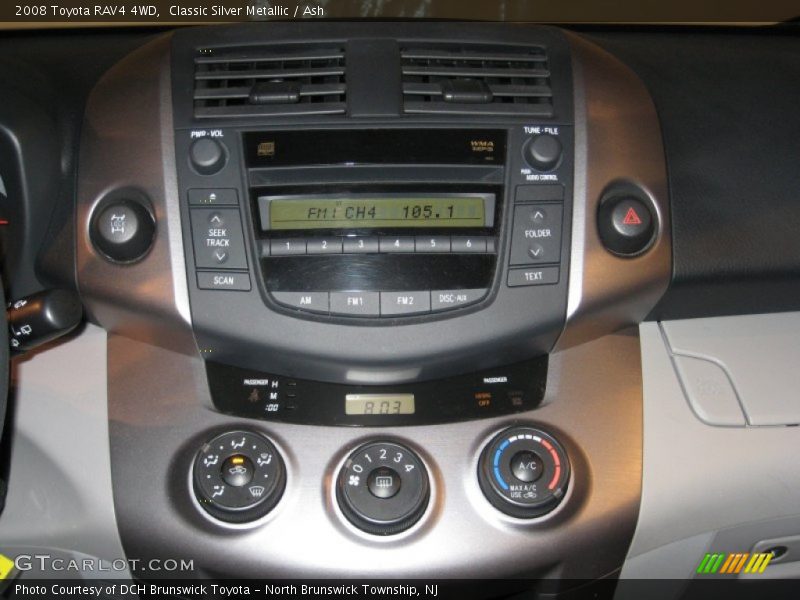Classic Silver Metallic / Ash 2008 Toyota RAV4 4WD