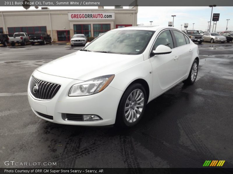 Summit White / Cashmere 2011 Buick Regal CXL Turbo