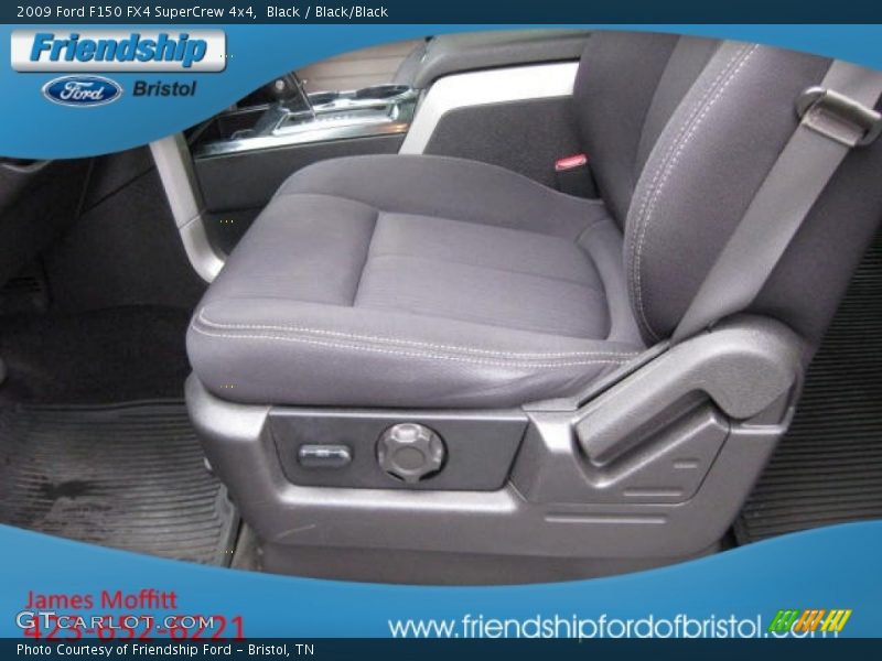 Black / Black/Black 2009 Ford F150 FX4 SuperCrew 4x4