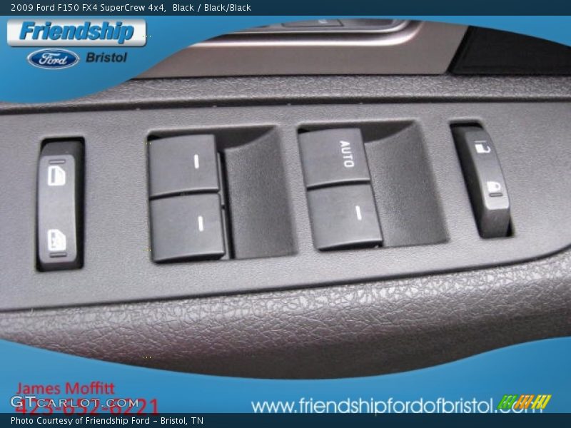 Black / Black/Black 2009 Ford F150 FX4 SuperCrew 4x4