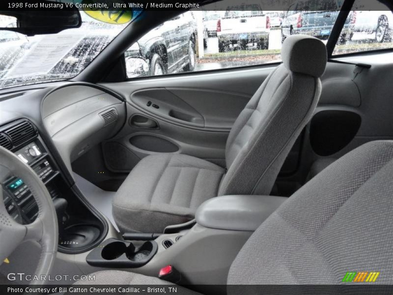  1998 Mustang V6 Convertible Medium Graphite Interior