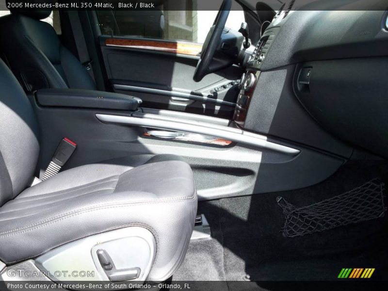 Black / Black 2006 Mercedes-Benz ML 350 4Matic