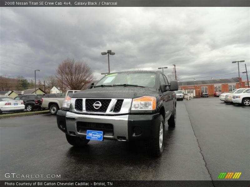 Galaxy Black / Charcoal 2008 Nissan Titan SE Crew Cab 4x4