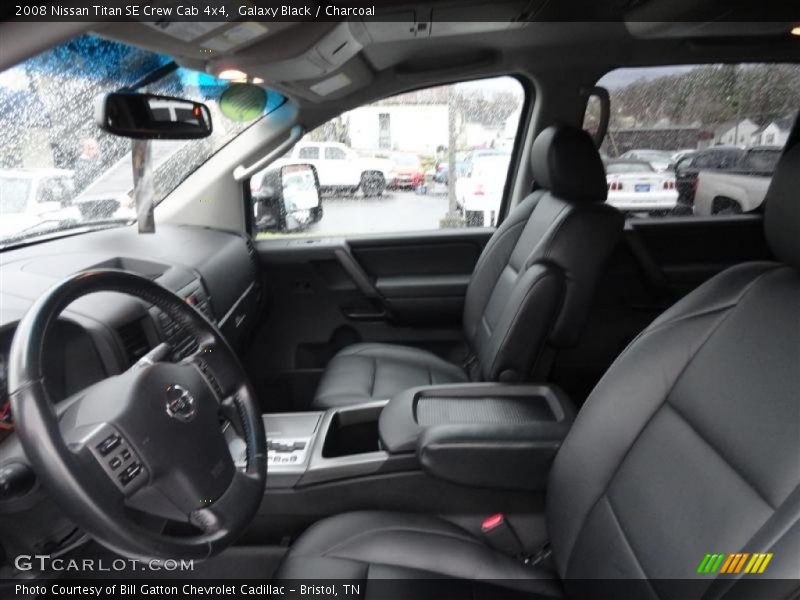 Galaxy Black / Charcoal 2008 Nissan Titan SE Crew Cab 4x4