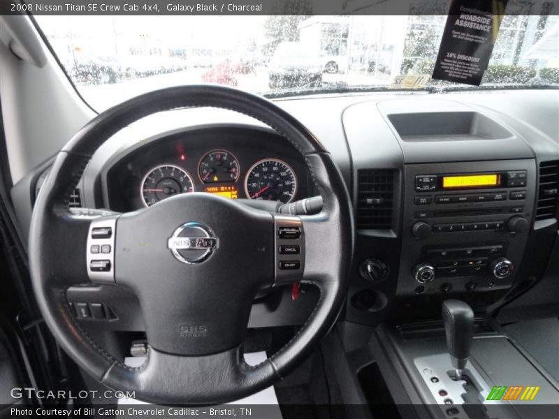 Galaxy Black / Charcoal 2008 Nissan Titan SE Crew Cab 4x4
