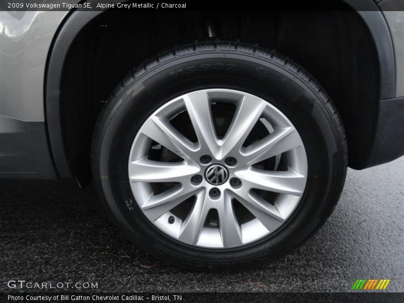 Alpine Grey Metallic / Charcoal 2009 Volkswagen Tiguan SE