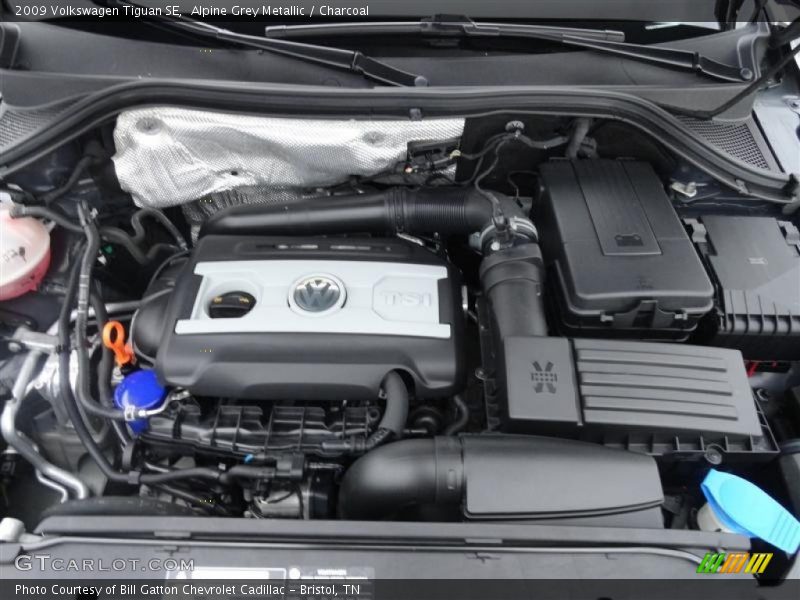 Alpine Grey Metallic / Charcoal 2009 Volkswagen Tiguan SE