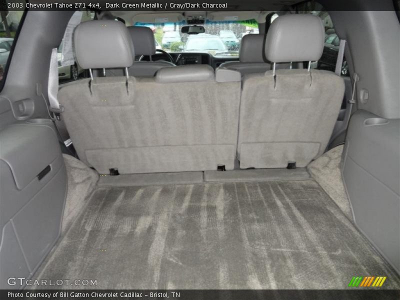 Dark Green Metallic / Gray/Dark Charcoal 2003 Chevrolet Tahoe Z71 4x4