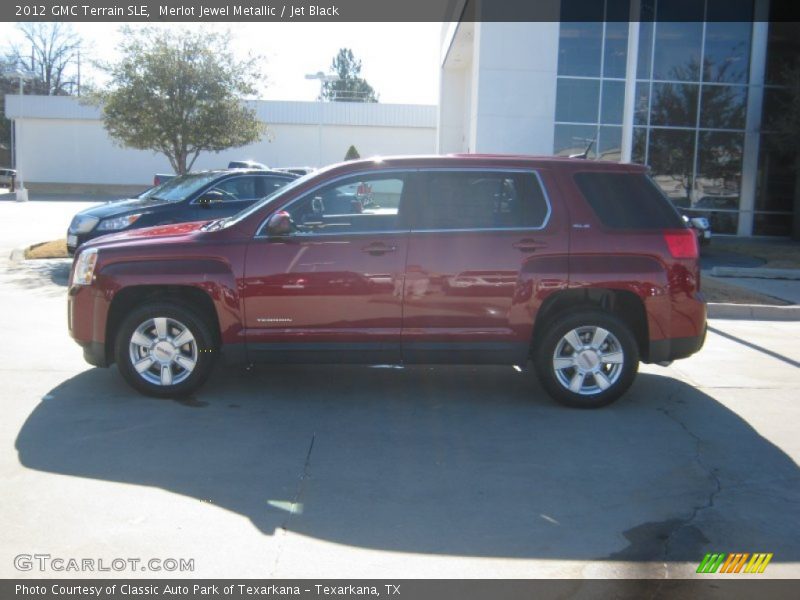 Merlot Jewel Metallic / Jet Black 2012 GMC Terrain SLE