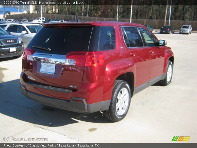 Merlot Jewel Metallic / Jet Black 2012 GMC Terrain SLE