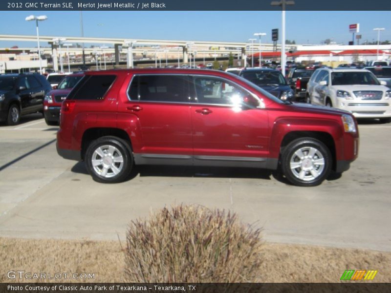 Merlot Jewel Metallic / Jet Black 2012 GMC Terrain SLE