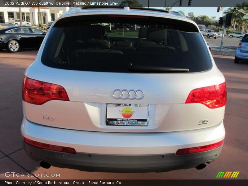 Ice Silver Metallic / Limestone Grey 2009 Audi Q7 3.6 quattro