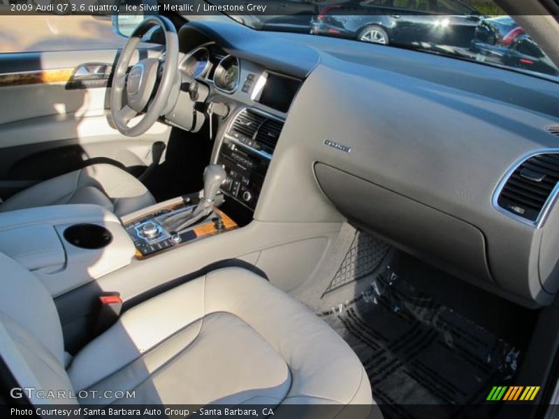 Ice Silver Metallic / Limestone Grey 2009 Audi Q7 3.6 quattro