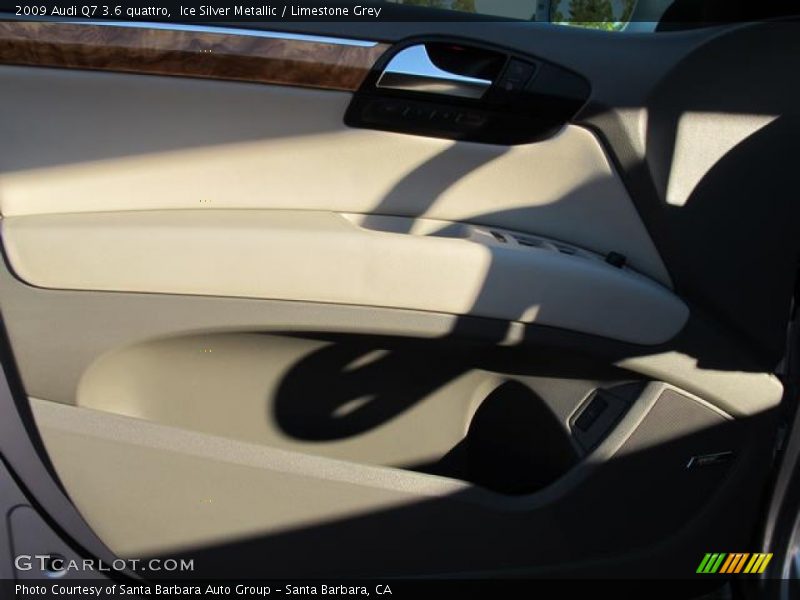 Ice Silver Metallic / Limestone Grey 2009 Audi Q7 3.6 quattro