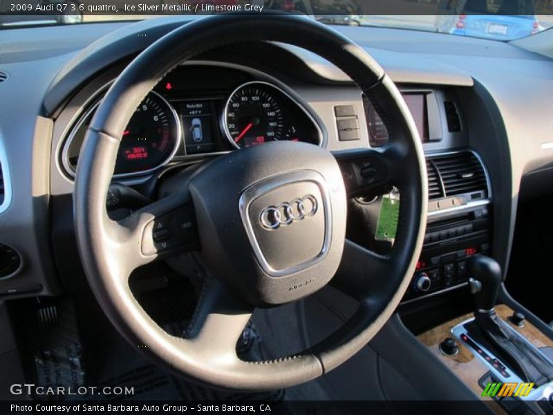 Ice Silver Metallic / Limestone Grey 2009 Audi Q7 3.6 quattro