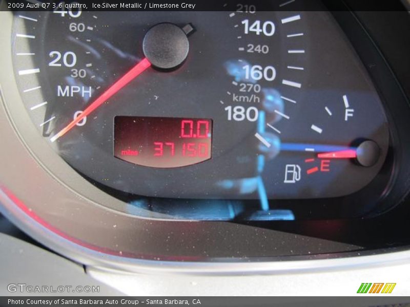 Ice Silver Metallic / Limestone Grey 2009 Audi Q7 3.6 quattro