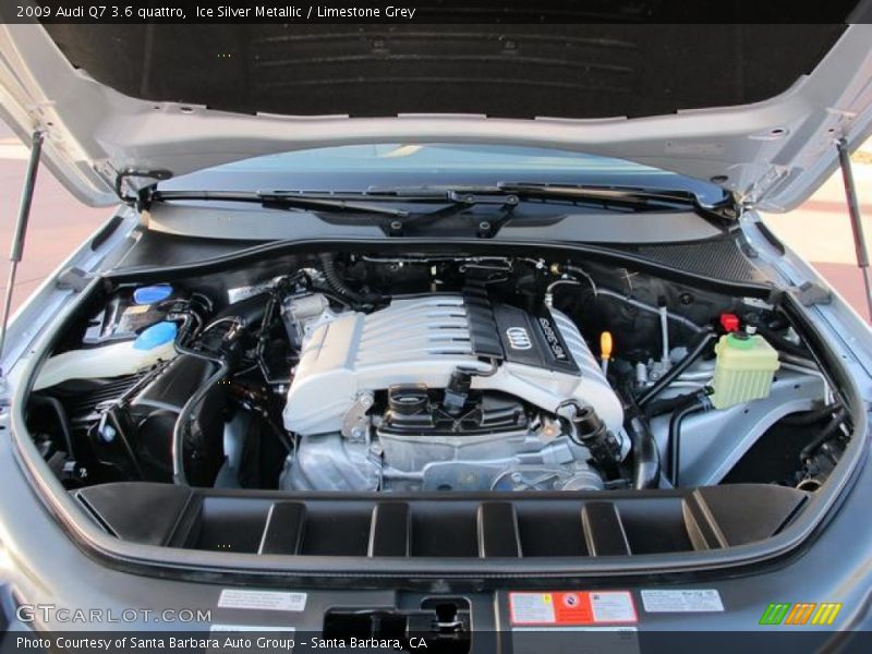 Ice Silver Metallic / Limestone Grey 2009 Audi Q7 3.6 quattro