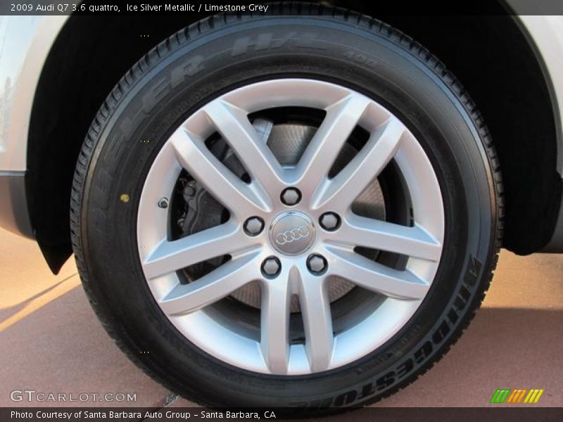 Ice Silver Metallic / Limestone Grey 2009 Audi Q7 3.6 quattro
