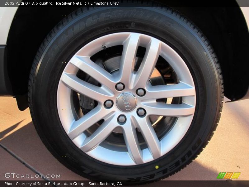 Ice Silver Metallic / Limestone Grey 2009 Audi Q7 3.6 quattro