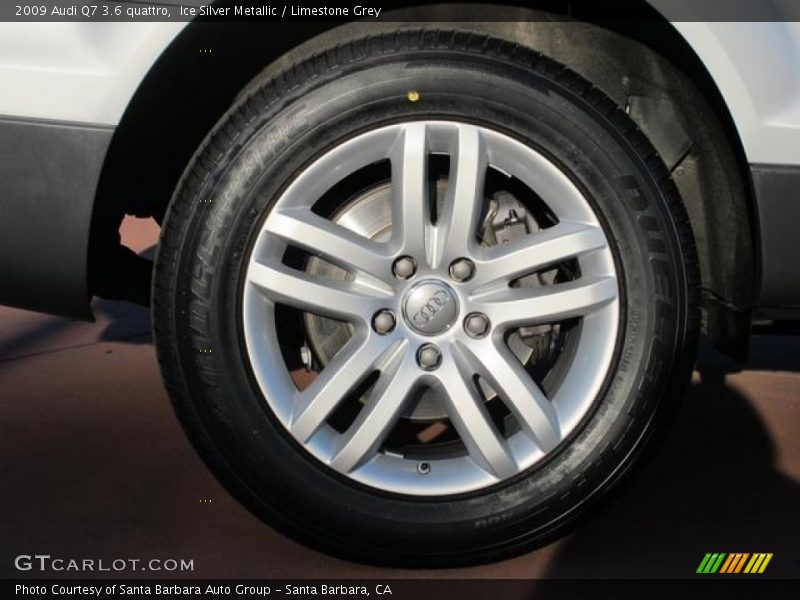 Ice Silver Metallic / Limestone Grey 2009 Audi Q7 3.6 quattro
