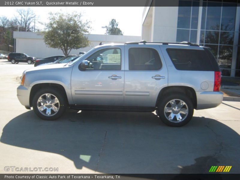 Quicksilver Metallic / Ebony 2012 GMC Yukon SLT