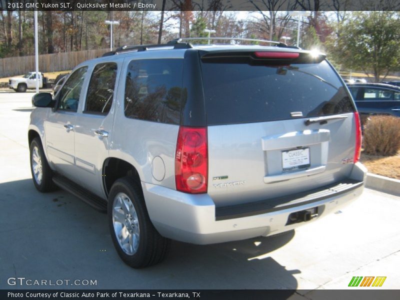 Quicksilver Metallic / Ebony 2012 GMC Yukon SLT
