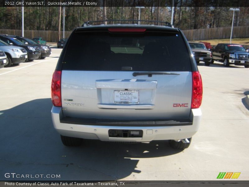 Quicksilver Metallic / Ebony 2012 GMC Yukon SLT