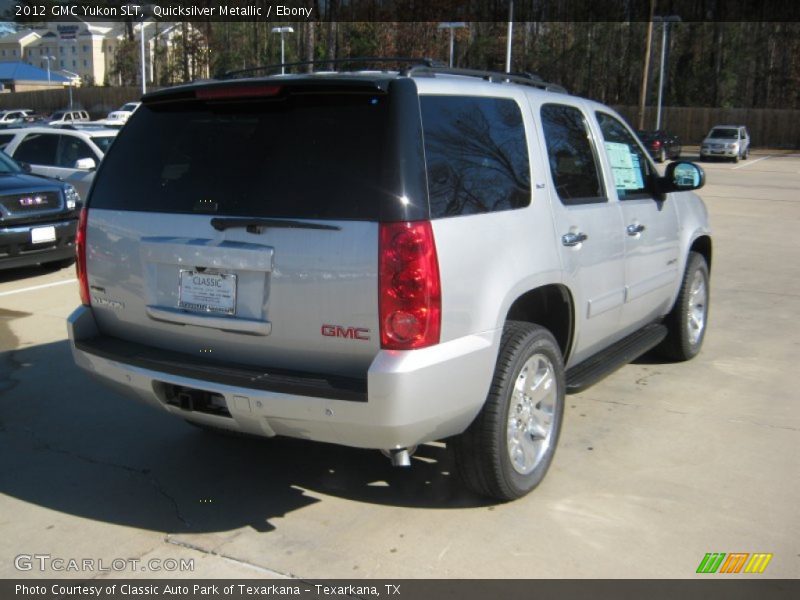 Quicksilver Metallic / Ebony 2012 GMC Yukon SLT