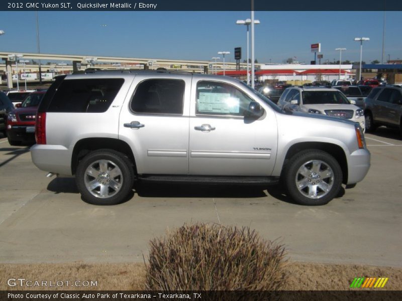 Quicksilver Metallic / Ebony 2012 GMC Yukon SLT