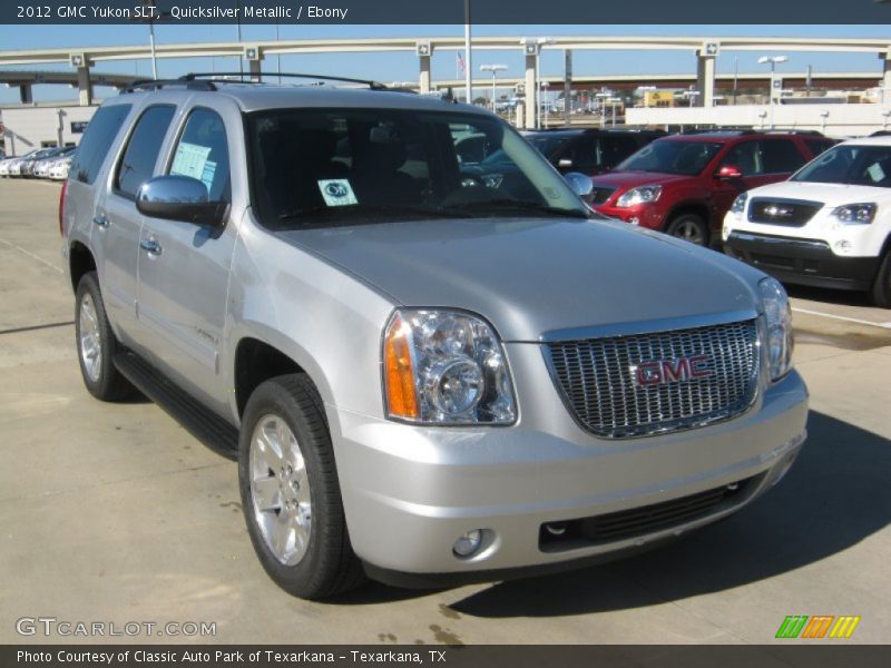 Quicksilver Metallic / Ebony 2012 GMC Yukon SLT