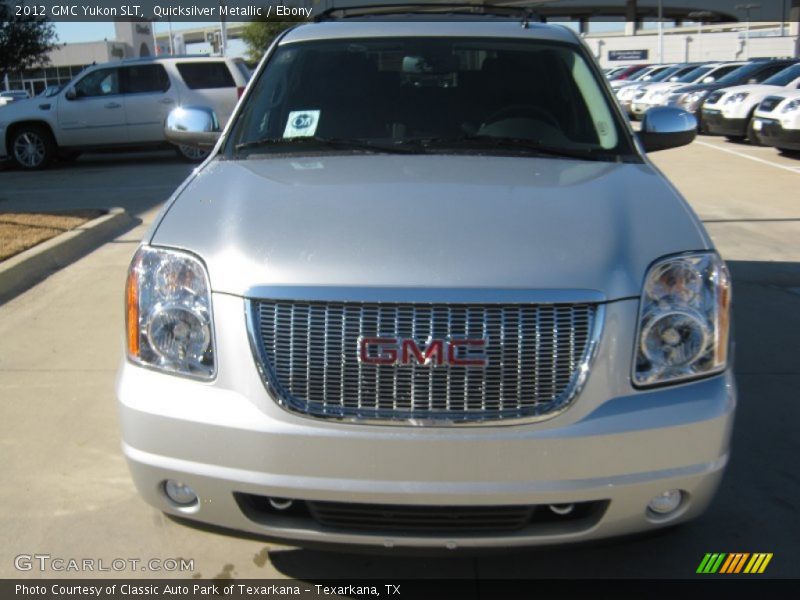 Quicksilver Metallic / Ebony 2012 GMC Yukon SLT