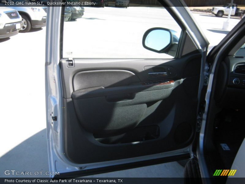 Quicksilver Metallic / Ebony 2012 GMC Yukon SLT
