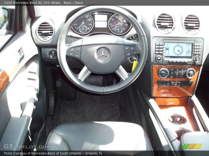 Black / Black 2006 Mercedes-Benz ML 350 4Matic