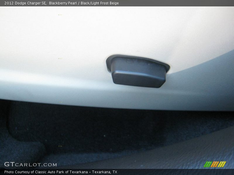Blackberry Pearl / Black/Light Frost Beige 2012 Dodge Charger SE