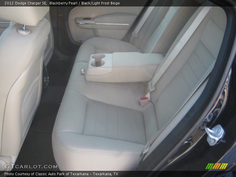 Blackberry Pearl / Black/Light Frost Beige 2012 Dodge Charger SE